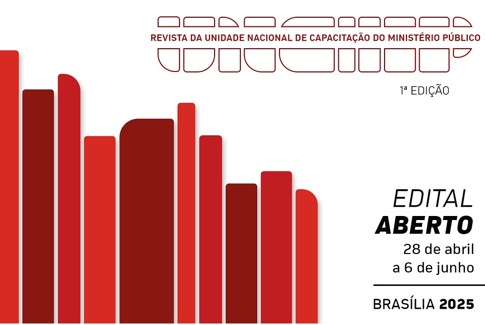 Abertas inscrições para submissão de artigos para Revista da Unidade Nacional de Capacitação do Ministério Público